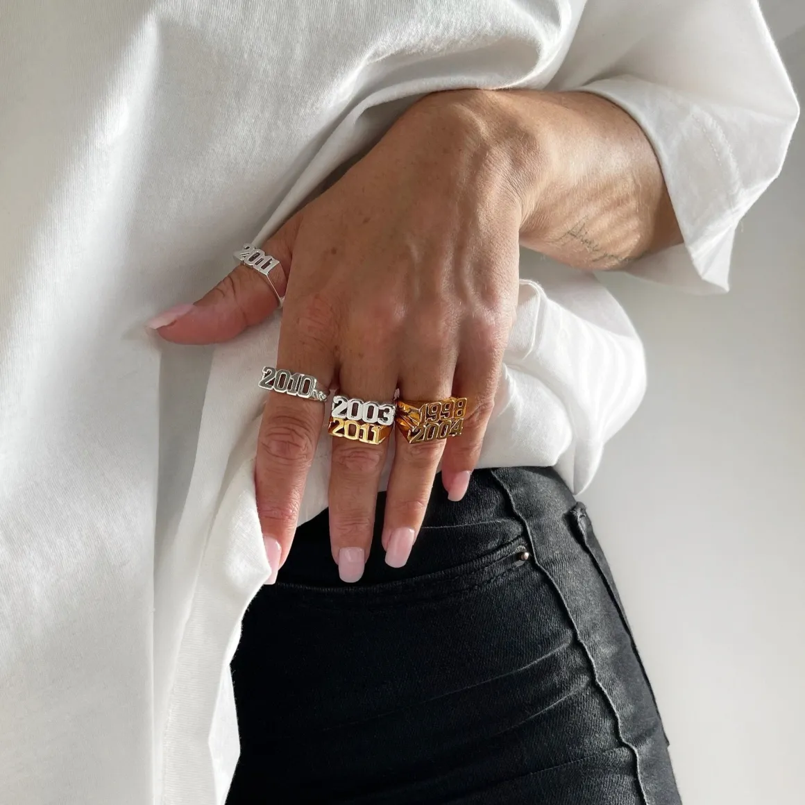Birth Year Ring Guld